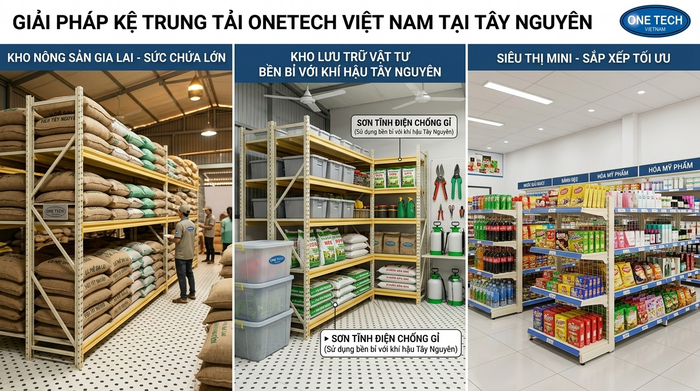 Chọn kệ trung tải Gia Lai theo nhu cầu sử dụng Cách chọn kệ trung tải theo từng loại kho tại Gia Lai