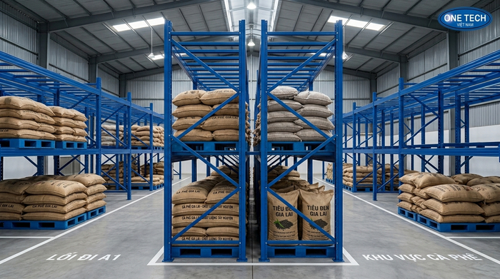Kệ pallet chống rỉ phù hợp môi trường kho ẩm tại Gia Lai
