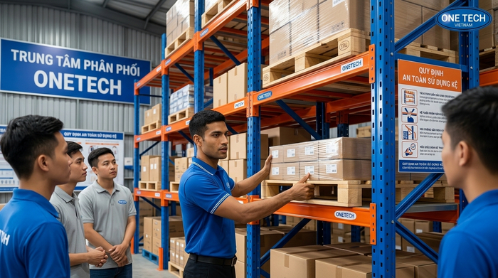 Đào tạo bàn giao kệ kho trung chuyển Gia Lai Đào tạo quy trình sử dụng kệ kho trung chuyển sau lắp đặt