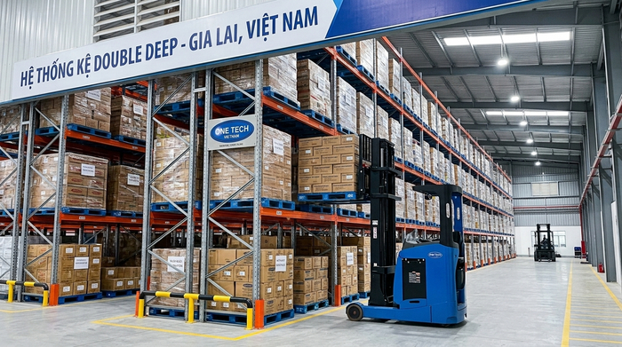 Kệ Double Deep Gia Lai mật độ lưu trữ cao Kệ Double Deep Gia Lai tăng mật độ lưu trữ pallet