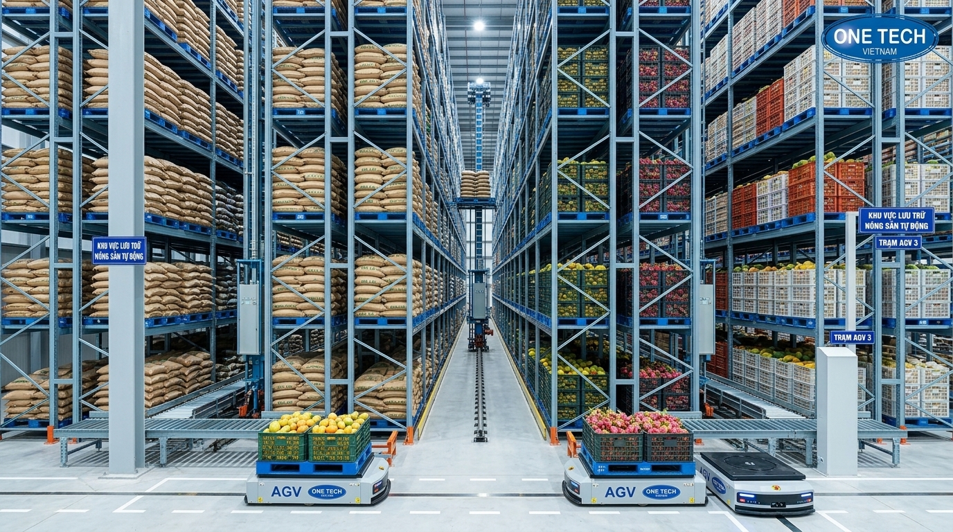 Kệ kho ASRS Gia Lai cho kho tự động Mô hình kệ kho ASRS Gia Lai trong nhà kho tự động