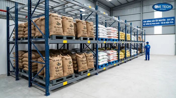 Kệ kho hàng pallet tại Pleiku Gia Lai Hệ thống kệ kho hàng pallet tại Pleiku Gia Lai tối ưu diện tích