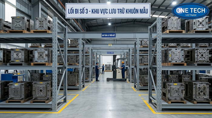 Kệ khuôn modular bằng thép tại Gia Lai Kệ khuôn modular bằng thép dễ mở rộng khi kho tăng sản lượng