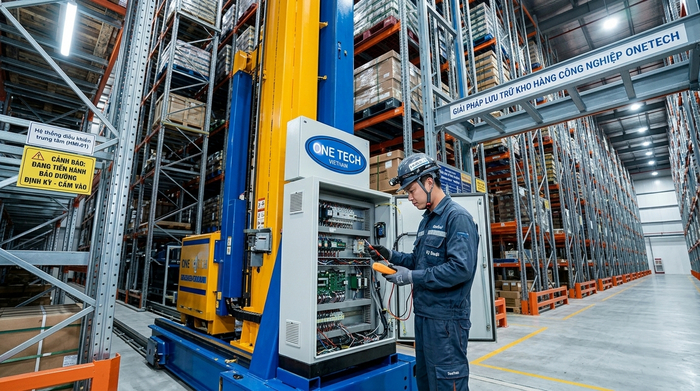 Kiểm tra cảm biến Stacker-Crane Kiểm tra cảm biến và tủ điện Stacker-Crane trong kế hoạch bảo trì định kỳ
