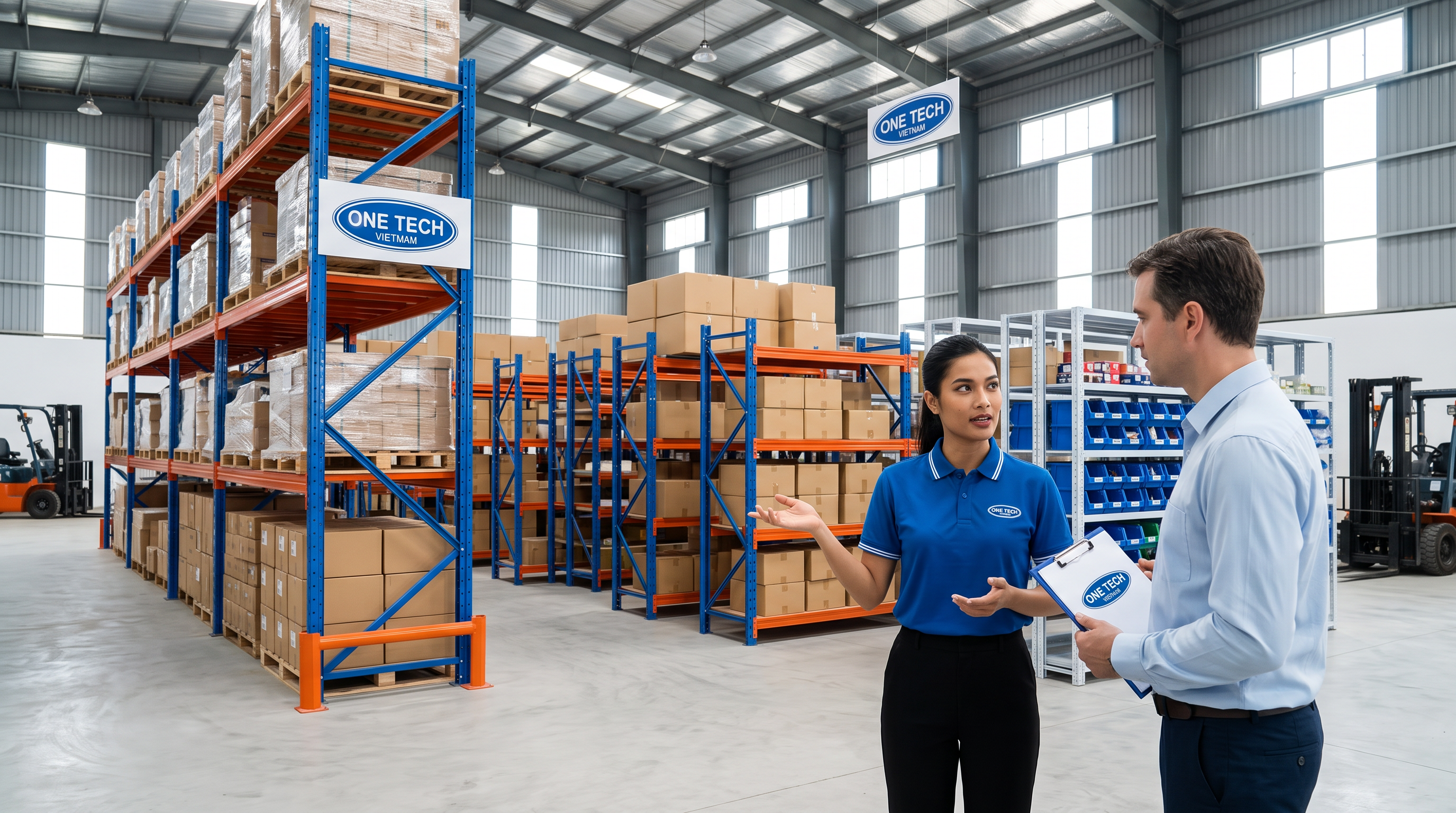 Tư vấn kho trung chuyển Gia Lai cùng OneTech OneTech tư vấn giải pháp lưu trữ cho kho trung chuyển Gia Lai