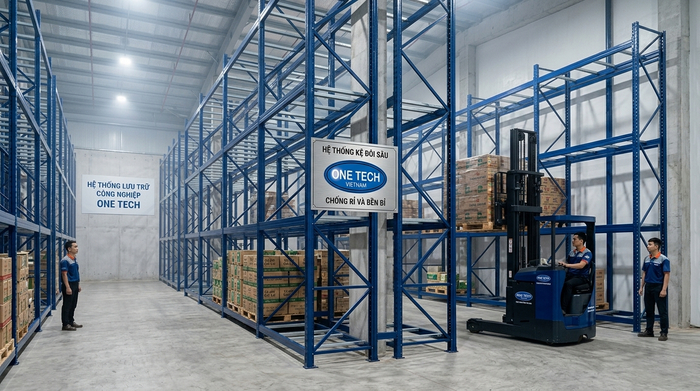 Sơn tĩnh điện chống rỉ kệ Double Deep Gia Lai Sơn tĩnh điện chống rỉ cho kệ Double Deep Gia Lai trong môi trường ẩm