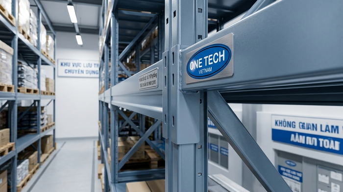 Bề mặt sơn tĩnh điện chống gỉ cho kệ Narrow Aisle Gia Lai