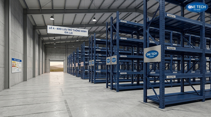 Thiết kế 3D kệ kho thông minh Gia Lai Thiết kế 3D kệ kho thông minh Gia Lai trước khi thi công