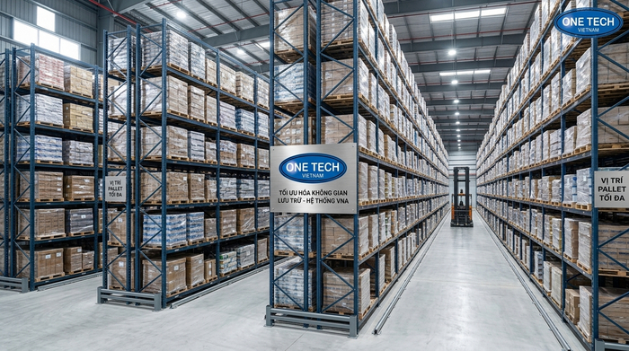 Cách tính hiệu quả đầu tư kệ Narrow Aisle Gia Lai theo số vị trí pallet