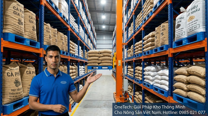 Tư vấn Stacker-Crane Gia Lai cùng OneTech Kệ kho hàng Gia Lai tư vấn Stacker-Crane cho kho nông sản bán lẻ và sản xuất