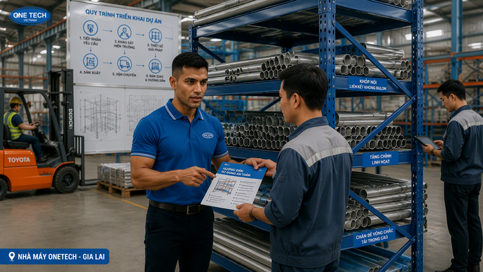 Bàn giao kệ để ống thép Gia Lai Bàn giao kệ để ống thép Gia Lai và hướng dẫn sử dụng an toàn