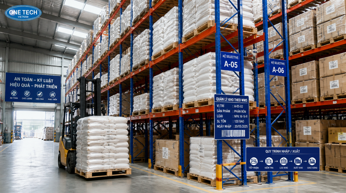 Kệ pallet racking Selective trong kho logistics Kệ pallet racking Selective cho kho hàng tại Gia Lai